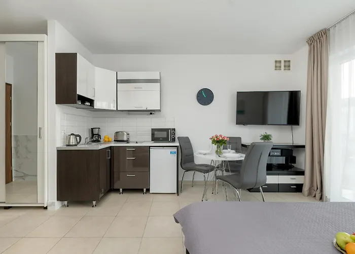 Flamingo Studio With Balcony In Miedzyzdroje Seaview By Rent Like Home